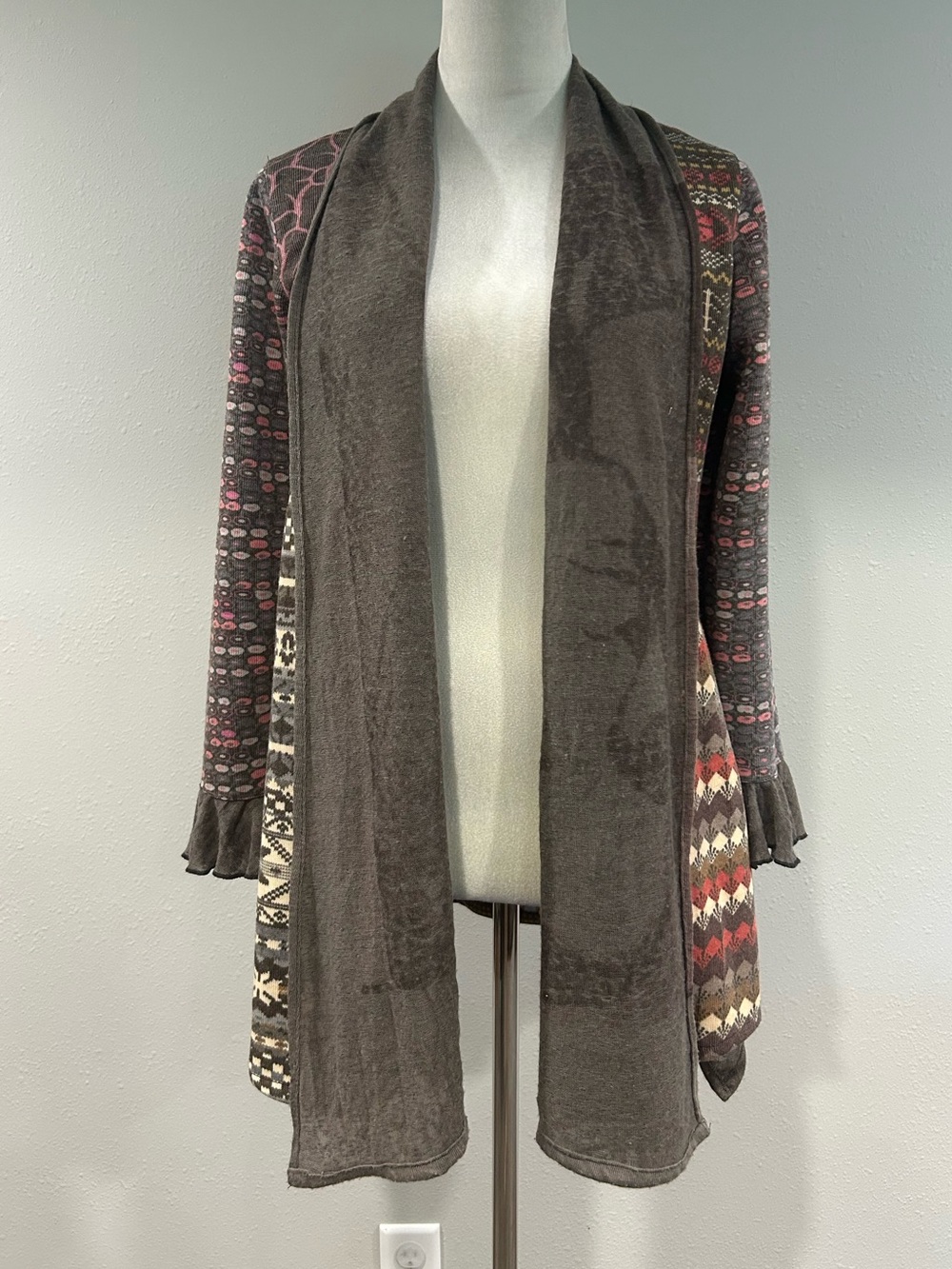 Sacred Thread Cozy Open Front Sweater Cardigan size small